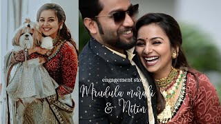 Official Engagement Highlights of actress Mrudula Murali & Nitin Malini Vijay