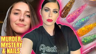 TRUE CRIME & NAILS TUTORIAL! The Disappearance of Karlie Gusè (HUGE Acrylic Nail Haul + Swatches)💕