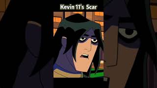 How did kevin 11 get X-shaped scar?🤔