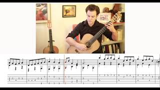 J. S. Bach - Minuet in G major TAB Video