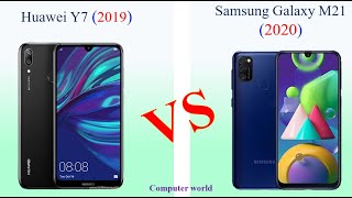 Huawei Y7 (2019) vs Samsung Galaxy M21 (2020)