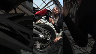 дела гаражные🔧 #мотоТаня кручу-верчу #motoTanya garage chores moto girl bike girl ride