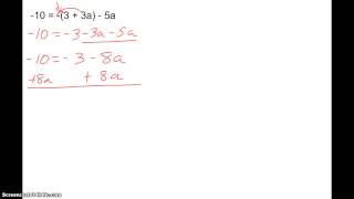 Multistep Equations with Distribution