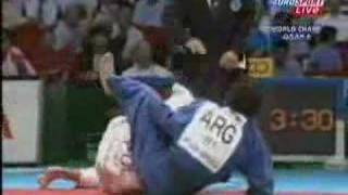 Krawczyk (POL) - Sganga (ARG), ippon-seoi-nage