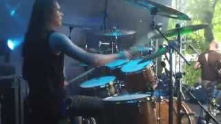 Grega Plamberger - Cordura drum cam - Beyond Sanity - Live on MetalDays 2014