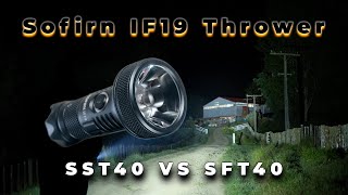 Sofirn IF19 SST40 & SFT40 Review, 18350 Mini Thrower, USB C, 2000 Lumens