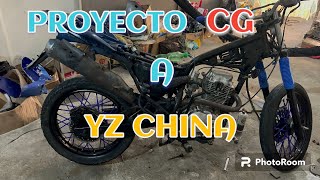 Proyecto CG 200 proceso de ensamble de partes . ¿ se parecerá a una YZ ? 🤔