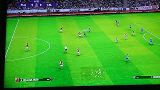 quase fazendo Golaço do Gabrigol do Flamengo no Pes de bicicleta