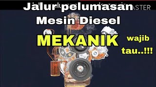 aliran Oli pada Mesin Canter 4D34 I Mekanik wajib merapat