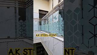 glass railing  ग्लास रेलिंग #shorts #trending #home #glassreling