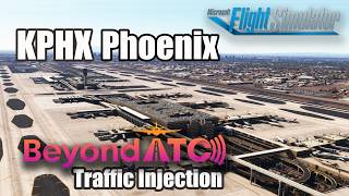 BeyondATC Traffic Injection | KPHX Phoenix Sky Harbor to KSAN San Diego | PMDG 737 SWA 755