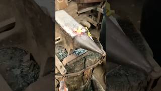 splitting wrought iron #welding #mechanical #restoration #trending #youtubeshorts #viral #shorts