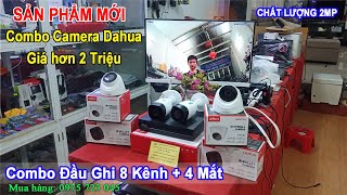 Combo Camera Dahua Gồm Đầu Ghi 8 Cổng và 4 Camera 2.0MP Giá Hơn 2 triệu