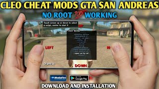 how to download install cheat codes in gta san andreas android cleo cheat mod no root support device