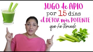 JUGO de APIO para ADELGAZAR / BENEFICIOS del JUGO de APIO / mi EXPERIENCIA #jugodeapio #détox