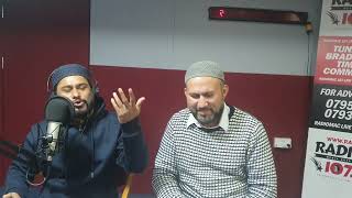 Hanif Qamar Ahbadi and Babar Rashid Radio MAC Bradford