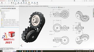 Solidworks Tutorial : Designing a gear fidget in solidworks with geartrax plugin