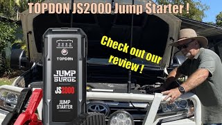 TOPDON JS2000 JUMP START REVIEW