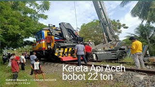 Kereta api Aceh, kedatangan lokomotif diesel baru @SABARMOWER