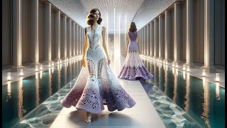 Fashion Show Series Season 1 Episode 3 Crochet Dresses By the Ocean (AI)