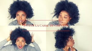 Comment eviter la Casse et maintenir la longueur des cheveux crepus