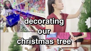 DECORATING OUR CHRISTMAS TREE | SIMPLE AND BUDGET FRIENDLY | Dearly Iya