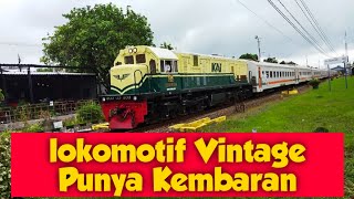 Hunting Kereta Api Lokomotif CC 201 Livery Vintage Generasi Ke 2 Matarmaja 2022