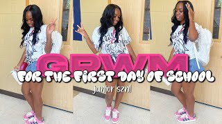 GRWM FOR THE FIRST DAY OF HIGHSCHOOL|| junior szn