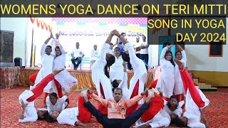 RHYTHMIC YOGA ON TERI MITTI - KESARI SONG | YOGA DANCE IN IDY 2024  | SWAMI VIVEKANANDA YOGA |