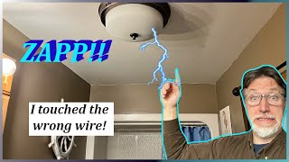 Replacing a bathroom ceiling fan