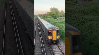 2 class 375s passing ham shades lane with a long single tone at quite a slow speed