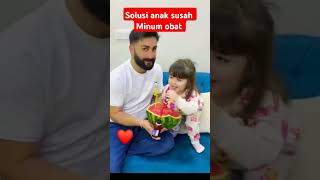 solusi anak susah minum obat #funny