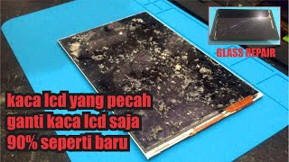 ganti kaca lcd samsung tabA T295 2019