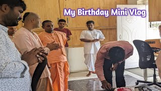 My Birthday Mini Vlog | Hare Krishna Golden temple| Hyderabad ❤️