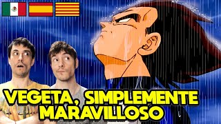 ESPAÑOLES REACCIONAN A DRAGON BALL DOBLAJE LATINO 💥VEGETA BAJO LA LLUVIA💥 GRITO DE VEGETA