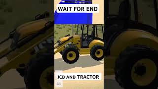 Indian vehicle driving simulator 3D game /JCB AND TRACTOR aaja agyo #2024 #gaming #new # #funny