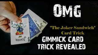 IMPOSSIBLE sandwich gimmick card trick TUTORIAL/magic tricks reveals#gaffedacademy