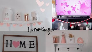 Decoracion de repisas san valentin | 2022 💕