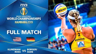 Klineman/Ross vs. Borger/Sude - Full Match | Beach Volleyball World Champs Hamburg 2019