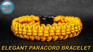 Elegant and Thin Paracord Bracelet Virgo Knot Tutorial DIY