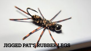 Super HEAVY Jigged Pat's Rubber Legs - Tying an EASY ANCHOR fly