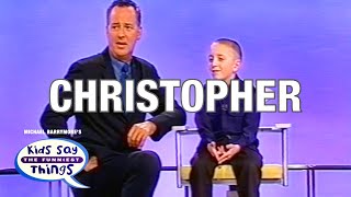 FULL INTERVIEW Christopher - Kids Say the Funniest Things - Michael Barrymore