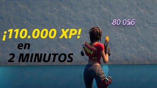 ¡CONSIGUE 110.000 XP en FORTNITE en SÓLO 2 MINUTOS!