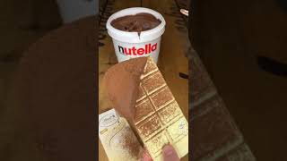 Nutella chocolate 🍫 tiktok #Shorts #tiktok #Nutella