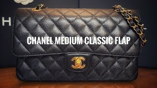 Chanel Medium Classic Flap Unboxing/What Fits?