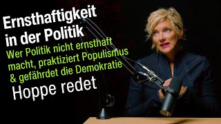 Die fehlende Ernsthaftigkeit in der Politik gefährdet die Demokratie