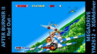 [BGM] AFTER BURNER II -Red Out- [MEGADRIVE XGM driver]