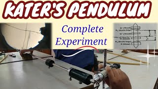 Kater's pendulum experiment with simple technique