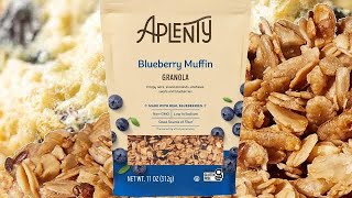 Aplenty Blueberry Muffin Granola Tasting