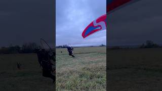 Взлёт на парамоторе. Moster 185. Sky Paragliders Z-Blade.